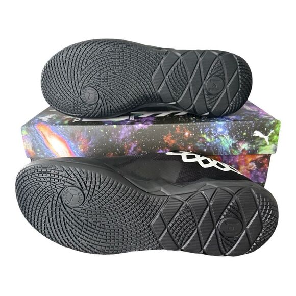 Puma x LaMelo Ball MB.01 Lo Size 12 Black Basketball Sneakers Shoes NIB - Picture 4 of 16